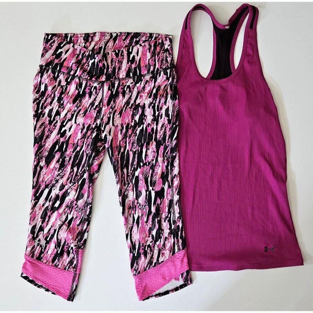 Under Armour S Capri Leggings Tank Top Set